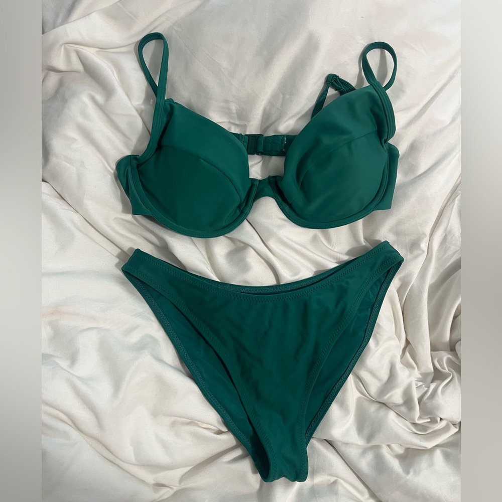 Blackbough Amsterdam Green Bikini Set | Size L